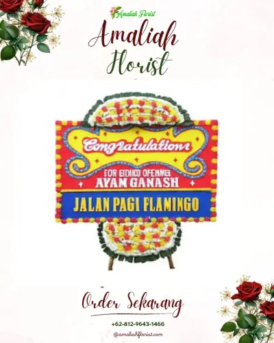 Bunga Papan Congratulation di Klari